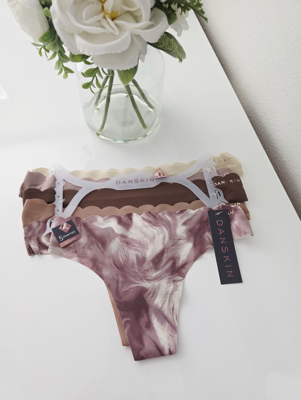 DANSKIN🤎 Brand New 5- Pack No Show Panties SIZE S
